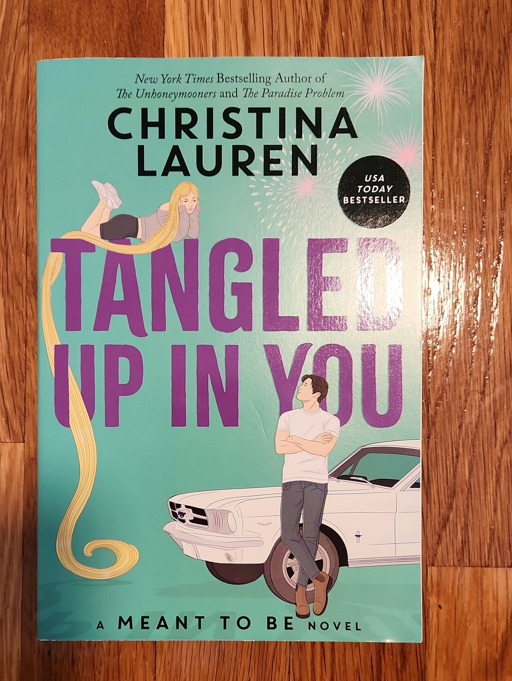 Tangled Up in You by Christina Lauren - Teal & Purple Paperback
